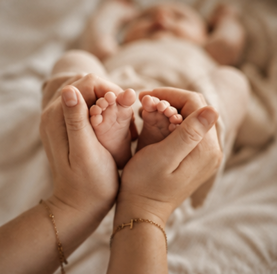 Portfolio-Aufnahme aus einem Babyshooting